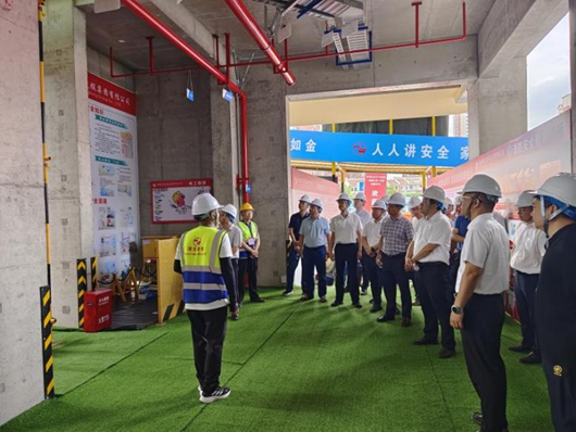 龙文区举办“人人讲安全、个个会应急--查找身边安全隐患”安全观摩会