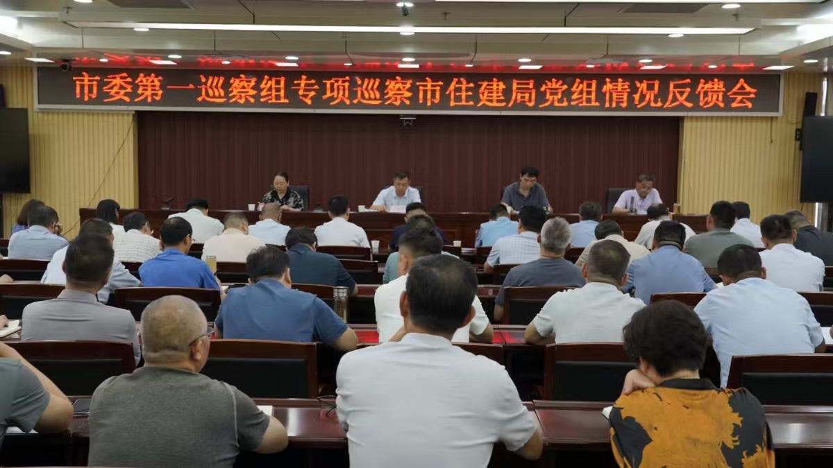 市委第一巡察组安全生产专项巡察情况反馈会召开