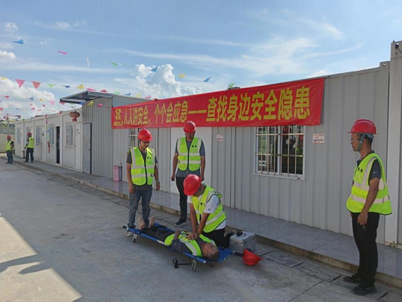 长泰区丨开展建筑施工应急演练 长泰区丨开展建筑施工应急演练